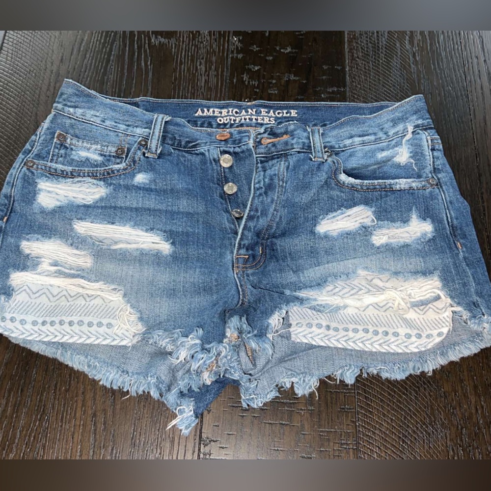 American eagle jean shorts